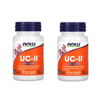 Now Foods 나우 푸드 UC-II 비변성 II형 콜라겐 함유 베지 캡슐 60정 2개