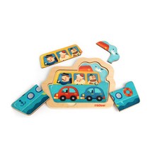 3살 남아 여아 퍼즐 장난감 생일선물 교구 교육 5세 두뇌 5살 2세 아동 4살, 1개