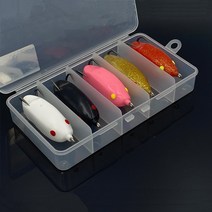 카인드피싱 프로그 세트 가물치낚시 배스낚시 루어세트, 카인드피싱 프로그세트(케이스포함 5개입)