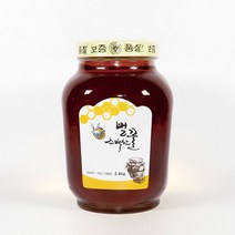 [K10-122]한국양봉협회 품질인증 사양벌꿀_소백산 사양잡화벌꿀 2호(2.4kg_사양 잡화벌꿀 2.4kg 유리병), 단품, 단품