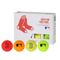 [기타브랜드] MLB골프 NEW 보스턴레드삭스 무광 4컬러 12구 골프공, 선택:보스턴레드삭스 2피스 4컬러 12구