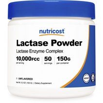 뉴트리코스트 락타아제 효소 파우더 10000FCC 무맛, 150g, 1개