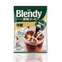 AGF 블랜디포션커피 무가당 저당 카라멜오레 3종, 1봉
