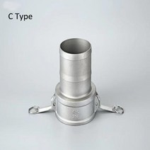캠락 커플링 홈브루 호스 펌프 퀵 바브 어댑터 스테인레스 스틸 1/2 인치-4 인치 피팅, 03 Type C_02 DN20