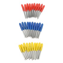 30pcs 30 45 60도 롤랜드 커팅 플로터 커터 나이프 블레이드 오프셋, 보여진 바와 같이, 하나
