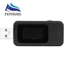 10 in 1 USB 테스터 DC 디지털 전압계 전류계 전류 전압 미터 앰프 보조베터리 충전기 표시기, [02] Black, 02 Black