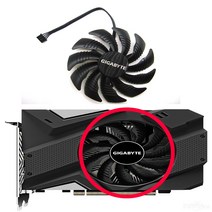 T129215SU/PLD09210S12HH 기가 바이트 지포스 GTX1070 1060 1650 GTX 1050 Ti 미니 ITX G1 Radeon 게임 팬용 쿨러 팬, T129215SU