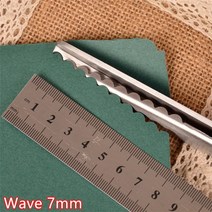 무나큐 원단재단기 무선 미니 원단 재단기 의류 재단 기계 칼날 전지 가위 23.5cm, 웨이브 7mm