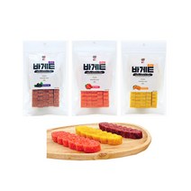펫쯔 유산균 덴탈 바게트츄 120g 껌, 1개, 딸기