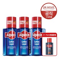 알페신 카페인 리퀴드 모발 및 두피 영양 200ml x3, 없음
