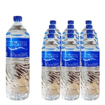 지리산 생수 수워터 SOO WATER 유라벨 2L X 12개 생수2리터 생수배달 지리산 먹는샘물 미네랄워터