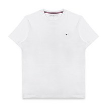 타미힐피거(의류) [타미힐피거(의류)][타미힐피거 TOMMY HILFIGER] 7849804 110 에센셜 솔리드 공용 코튼 반팔티 화이트
