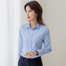 Lizziery 여성 슬림핏 스트레치 셔츠