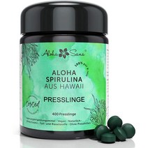 제올라이트 제오 비우는영양제 알로하 사나 하와이 스피루리나 Presslinge im Ultraviolettglas 400 프레슬링 퍼시피카 알젠 a 400mg, 400개입(1팩)
