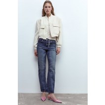 자라 ZARA 라인스톤 장식 키튼 힐 슬링백 슈즈 - 핑크 126056