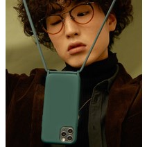 STRP FW 마카쥬 숄더 스트랩 아이폰 케이스, 아이폰11Pro Max, 블랙_폰트타입:빈티지