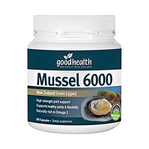 Good Health 뉴질랜드 정품 굿헬스 초록입홍합 6000mg 300캡슐, 1개