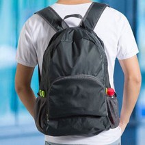 PKFARM 다용도 트레킹 접이식 생활방수 백팬 휴대용 등산가방 보조가방, 1P, 블루