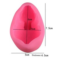 실리콘몰드 토끼 몰드 실리콘 캔들 부활절 케이크 퐁당 초콜릿 디저트 무스 쿠키 만들기 3D, Rabbit Mold