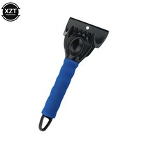 제설기 자동차 앞 유리 얼음 눈 제거 스크레이퍼 도구 청소 브러시 창 겨울 삽, 02 blue, [02] blue