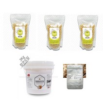 팝콘 재료 세트 K-2 (약 100명분 - 팝콘옥수수 3kg + 팝콘오일 3kg + 팝콘소금 150g)