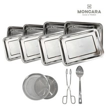 몽카라 몽카라 쉐프 스텐 트레이 세트 (16P), 1개