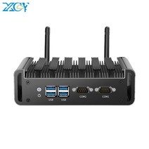 XCY-팬리스 미니 PC 인텔 코어 i3 4010U i5 4200U i7 4500U 2x RS232 GbE LAN HDMI VGA 4x USB 포트 지원 WiFi Windows, CHINA, 8G RAM 256G SSD WiFi, Intel Core i7-5500U