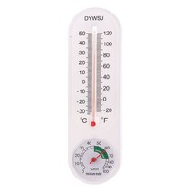 휴대용 흰색 DIY 온도 및 실내 실외에 적합한 습도, 하얀색