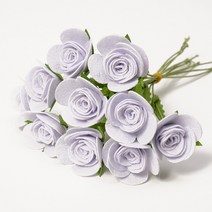 민화샵 펠트 장비 꽃송이 만들기 퀼트패키지, 장미 흰색 UDOFB0081