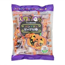 (일본직배) 후지밤비 할로윈 호박맛 도넛 스틱 과자 600g FUJIBAMBI Pumpkin donut stick
