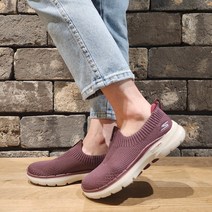 스케쳐스BC 여성 고워크 슬립온 (베이지/핑크/버건디/올검정) 경량과통기성 편안함 니트소재 사계절 발편한 푹신한 쿠션좋은 워킹 신발 #뉴코아부천#나걷는거 좋아해