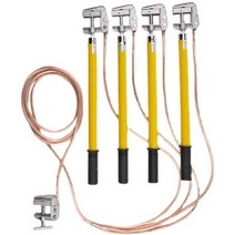 접지봉 낙뢰 절연방전용 안전막대 접지동봉 피뢰침, 세트상품