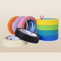 미술학원용 마스킹테이프 노랑 15mm 내열도우수 이태리산 신발밑부분도색용 아이놀이용 작업용, 1개