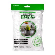 필터테크 클린싱크 싱크대 배수구 음식물 거름망, 50개입, 2개
