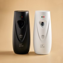 화장실 자동 분사 방향제 자동분사기 실내 거실 사무실 업소용 향수 방향캔 디스펜서 (즉시 분사 버튼 가능) 모던형, 17. 모던 기본형 블랙 세트(화이트 머스크), 1개