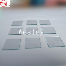 ITO 전도성 유리 투명 인듐 주석 산화물 석영 화학, 25x25ㅣ10 편장