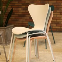 가구앤하우스 줄리엣 플라스틱 디자인 업소용 카페 식당 식탁 의자 (8colours), 화이트