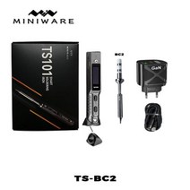 납땜 납땜기 인두기 TS101 인두 65W 미니 프로그래밍 가능 온도 조절기 LCD 디스플레이 PD 플러그 팁 세트 포함 TS100 업그레이드, 1.TS-BC2 - 미국