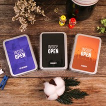 갓샵 INSIDE OPEN 아이스브레이킹 질문카드 게임, 주황-틴에이저