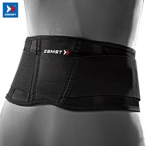 잠스트 ZW-3 얇은 허리보호대 스포츠 복대 헬스 밴드 ZW3, M(30~34인치)