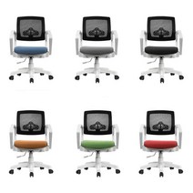 콜센터 상담 사무실 바른자세 편한 의자 고등학생 고시생 공부방 수능생 독서실 학원, 블랙  그레a21