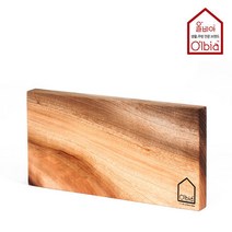 올비아 각도마 캄포나무도마 44x24cm (5호)/원목도마