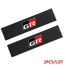 안전 벨트 커버 유니버설 자동차 어깨 패드 2 개 타 GR 가주 레이싱 로고 야리스 CHR 링, CHINA, 2PCS