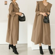 제시카79러브 여성 카라원피스 미시 롱원피스 결혼식룩 돌잔치룩 데일리 루즈핏원피스 임부복