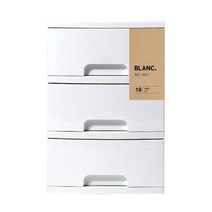 창신리빙 서랍장 블랑18(3단) 177x245x236mm_(1EA), 본품선택