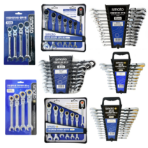 스마토 플렉시블 렌치세트 기어라쳇렌치세트 라쳇콤비 렌치세트 렌치 자동스패너 세트 무광 유강 4PCS 7PCS 9PCS 12PCS, 8.무광 12PCS