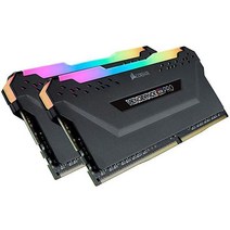 일본직배송 CORSAIR DDR4-3600MHz 데스크탑 PC 메모리 VEANGES RGB PRO 시리즈 16GB [8GB x 2] CMW16GX4M2D3600C18, Single Item