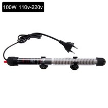 돼지꼬리히터 열선 온수 히터 물고기 탱크 물 열 조절 EU 수족관 잠수정 25W/50W/100W/200W/300W 액세서리 온도 조절기 막대, [03] EU 300W