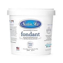 사틴 아이스 바닐라 화이트 폰단트 907g