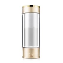수소수 생성기 정수 알칼리 이온수 전해수기 수소 병 420ml 일본 티타늄 품질 수소가 풍부한 물 컵 이온화 장치 메이커발전기 슈퍼 산화 방지제 orp, 주황색